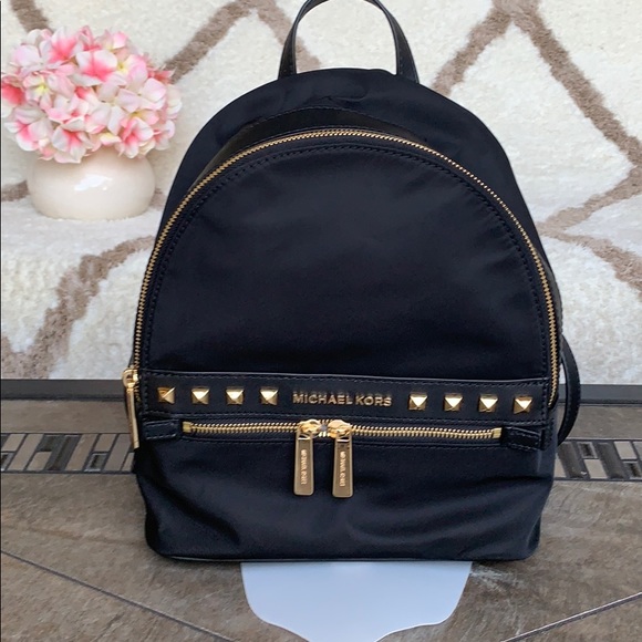 Michael Kors Handbags - MICHAEL KORS KENLY MD BACKPACK BLACK